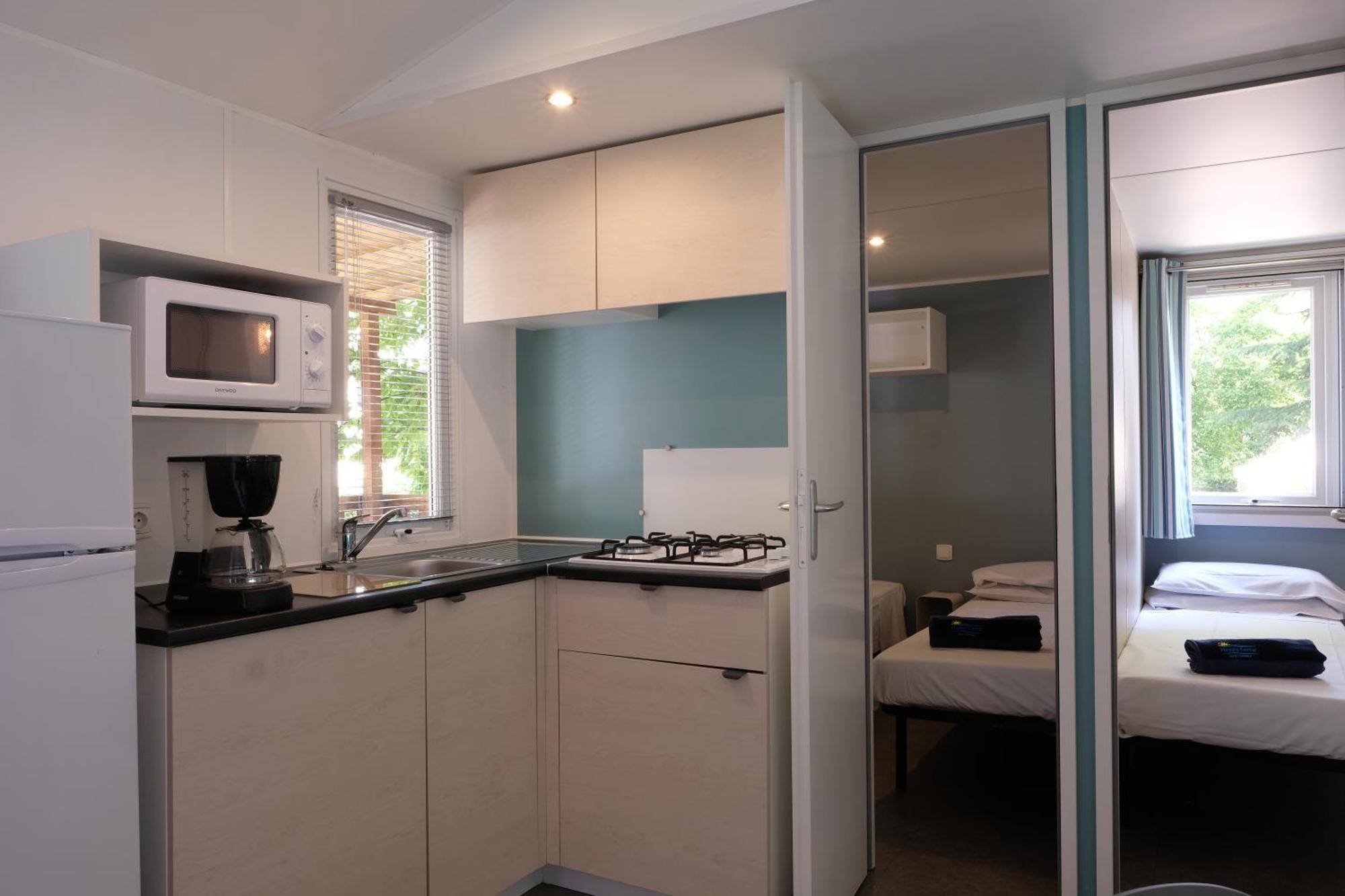 Happy Camp Mobile Homes In Camping Senia Cala Canyelles 滨海略雷特 外观 照片